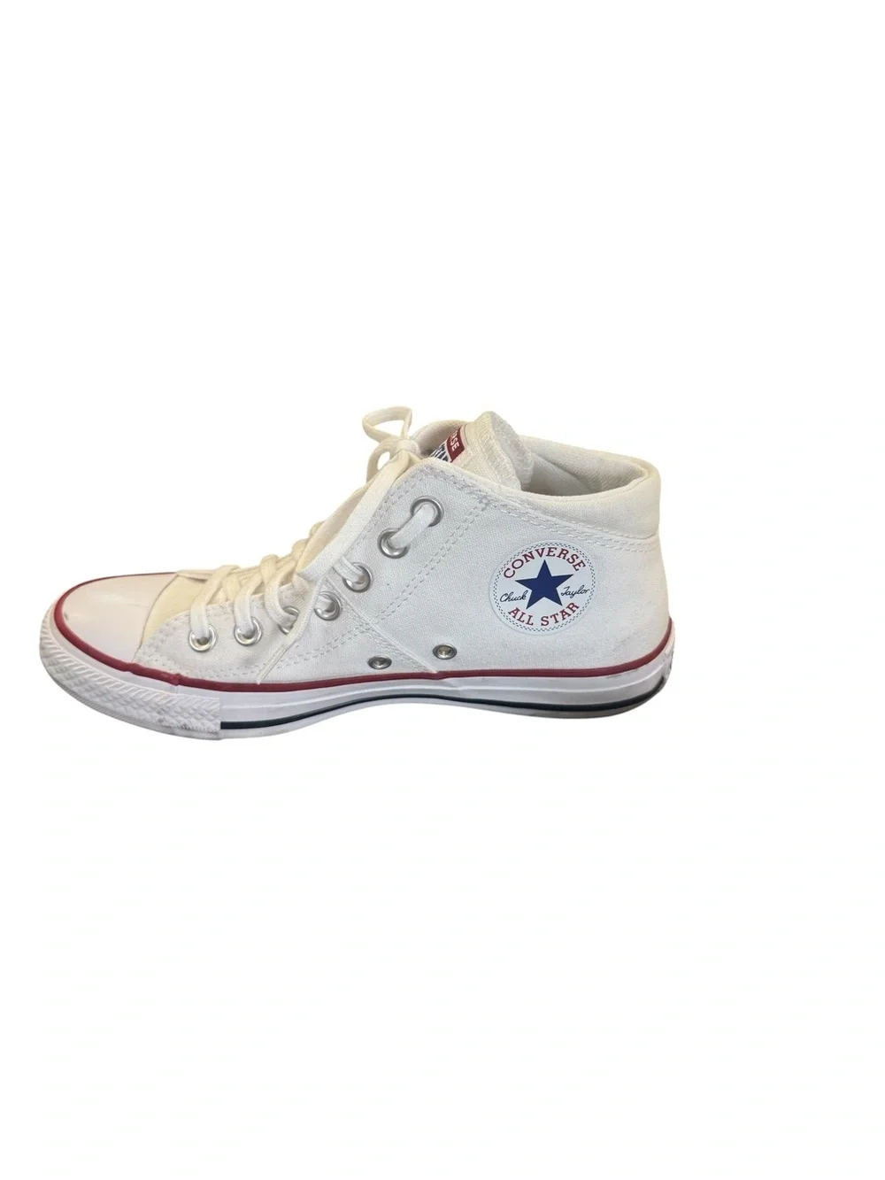 Converse Chuck Taylor All Star High Top White Canvas Sneakers Women’s 7